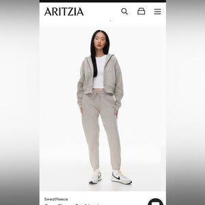 ARITIZIA TNA limited edition Cozy Fleece BF Sweats + hoodie size XS pantsS